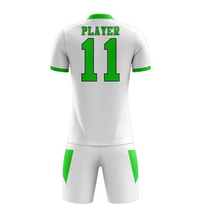 Nouveau modèle, dernier uniforme de football respirant grande taille avec impression par sublimation de logo personnalisé, uniformes d'entraînement à manches courtes - Product Image 3