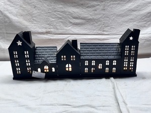 Sonnet Decor Handmade Christmas Iron House <b>Lantern</b> <b>Set</b> for Home Decoration Heat Resistant Candle Holder Star Design Digital - Product Image 3