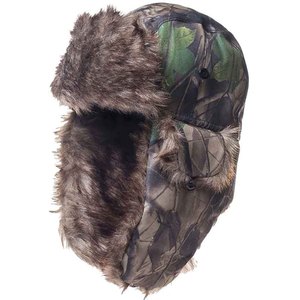 Gorro Unisex de Camuflaje con Orejeras, Piel Sintética, para Invierno, Estilo Trapper, con Cierre de Botón, 58-60CM, Estilo Casual - Product Image 4