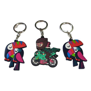 Parche de Llavero Personalizado de Alto Rendimiento, Material de PVC Suave con Logotipo en Relieve, Diseño Personalizado para Promociones, Equipos y Eventos - Product Image 1