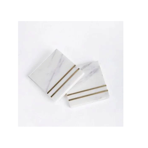 High Quality <b>Marble</b> <b>Coaster</b> Mats Pads Indian Factory Direct Supply Holder Mat Pads Leaf Design <b>Coaster</b> - Product Image 2