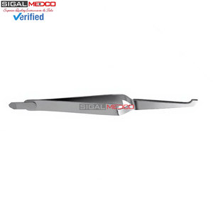 Pinzas de Ortodoncia de Acero Inoxidable Alemán de 5 Pulgadas con Puntas Serradas para Colocación Precisa de Brackets de Adhesión Directa Dental - Product Image 3