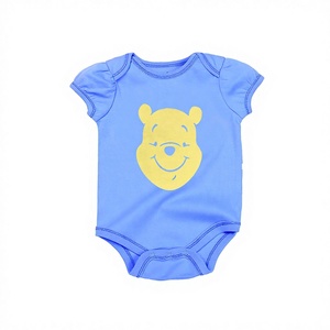 100% coton biologique bébé enfant en bas âge vêtements OEM marque fabricant Tirupur inde naturel teint bambou barboteuse pour garçon fille bébé - Product Image 1