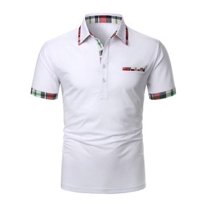 Camiseta de Golf Sublimada con Logotipo Personalizado OEM a Precio de Mayoreo, Camiseta de Hombre de Tela de Alta Calidad, Transpirable, para Verano - Product Image 1