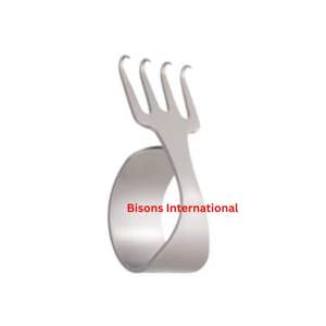 BISONS Venta al por Mayor Gancho Retractor Freeman Mini Rake de Acero Inoxidable para Cirugía Plástica, Instrumento Quirúrgico Manual con Certificación CE - Product Image 1