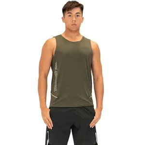 Tùy Chỉnh Bán Sỉ Giá Rẻ Giá Tùy Chỉnh 100% Cotton Mens Ráp dây Tank Top Thể Hình Người Đàn Ông Của Phòng Tập Thể Dục Tank Top