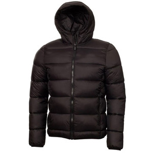 Chaqueta de plumón para hombre, estilo urbano, cálida, cortavientos, con cremallera completa, gruesa y recubierta, para exteriores. - Product Image 1