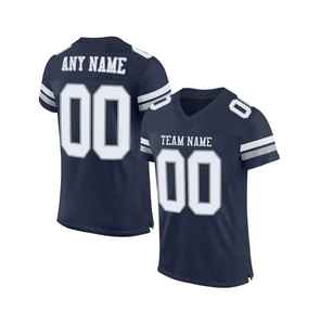 Maillots de football américain pour hommes, confortables, à séchage rapide, en polyester, à manches courtes, très vendus, maillot de football américain, chemise de rugby - Product Image 4