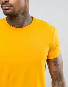 T-shirt de sport pour homme de haute qualité, coupe ajustée et séchage rapide, respirant, pour l'entraînement et la course, tissu tissé avec impression sérigraphique - Product Image 6