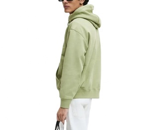 Sweat à capuche unisexe en molleton épais 100 % coton/coton polyester, imprimé par décoloration, couleur personnalisée, haute qualité pour l'hiver - Product Image 5