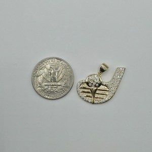 Pendentif de putter de golf en moissanite pour les amateurs de sport, en argent sterling 925, cadeau pour amis, bijoux fins, pendentifs et breloques - Product Image 4