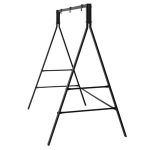 Telaio Nero in Ferro per Altalena da Esterno 200kg, 168x106x180cm, Tubo Quadrato a Tetto Piatto - Solo Telaio - Product Image 4