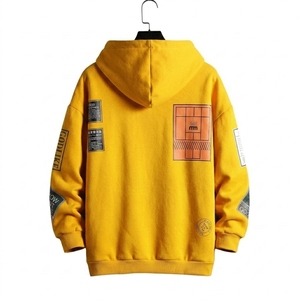 Custom Oversized Black Fleece Pullover <b>Hoodie</b> with for | Premium Cotton Eco-Friendly Winter Streetwear for Men & Women - Product Image 6