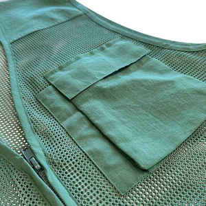 Gilet de sécurité avec maille et fermeture auto-agrippante, vêtements de travail réfléchissants, populaire au Pakistan, personnalisable avec OEM - Product Image 3