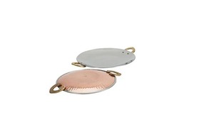 Plato de Cobre Tawa con Asa de Latón para Servir, Diseño Clásico Pulido, Apto para Alimentos, Ecológico, Ideal para Regalos - Product Image 6