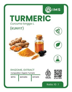 Extracto de rizoma de cúrcuma en polvo, polifenoles, extracción por solvente - Product Image 2