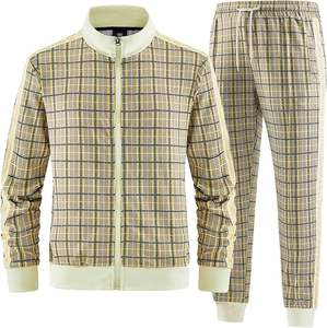 Conjunto Deportivo de Dos Piezas para Hombre, Estilo Urbano, Cierre Frontal con Cremallera, Dobladillo y Puños Acanalados, 100% Algodón Transpirable - Product Image 2