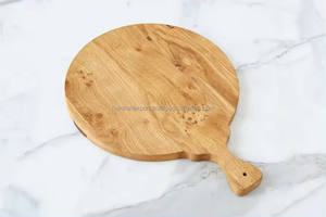 Tabla de cortar de madera de acacia redonda ecológica nueva llegada utensilios de cocina al por mayor para cortar verduras directamente de la India - Product Image 2