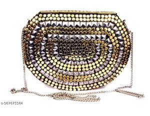 Magnifiques pochettes en mosaïque fabriquées à la main par Falak World Export, un accessoire époustouflant pour les femmes lors de célébrations et d'occasions spéciales - Product Image 6