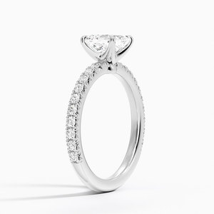 BOJ <b>Ring</b> 0114 Asscher Cut 925 Silver Luxe Amelie Prong Setting Solitaire <b>Diamond</b> <b>Ring</b> 2ct D Color VVS1 Moissanite GRA Certified - Product Image 2
