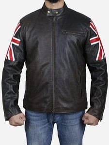 Chaqueta de Cuero para Hombre con Logotipo de Marca Moderna, Cuello Alto, Color Liso, Casual, Invierno, Impermeable, Transpirable, Nueva, Confiable - Product Image 5