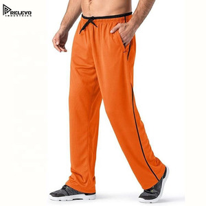 Pantalon de survêtement ample et décontracté en polyester/coton, respirant, taille mi-haute, style hip-hop, pour hommes et femmes, fabriqué au Pakistan, streetwear - Product Image 1