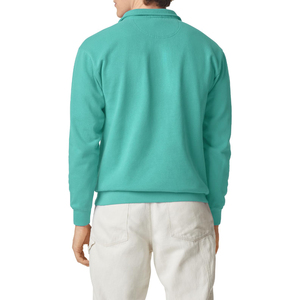 Sweat-shirt demi-zip pour homme, élégant, confortable, en mélange de coton, texture douce, pour un usage décontracté - Product Image 2