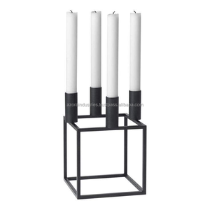 Classy Elegant <b>Black</b> Iron Candle <b>Holder</b> Best Finished New Design Metal Candle <b>Holder</b> <b>Candlestick</b> for Home Decoration Top Quality - Product Image 4