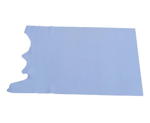 Cuero de vaca con textura granulada azul cielo, material de textura suave para la fabricación de bolsos, carteras y bolsos de mano de lujo para mujer, proyectos de artesanía. - Product Image 5