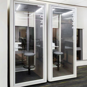 Vendita calda portatile piccola cabina del telefono della scatola del telefono dello spazio di lavoro privato cabine rimovibili modulari ufficio Pod facile da installare - Product Image 4