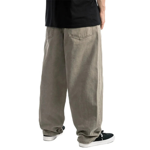 Nouveaux pantalons cargo baggy en denim délavé à l'acide, 100 % coton, légers, pour hommes, nouvelle collection - Product Image 2