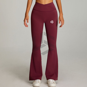 Women's Gym <b>Tights</b> with Scrunch Butt Fitness High Waist Yoga Pants Solid <b>Pattern</b> High-Legged Yoga Clothes with Pocket - Product Image 4