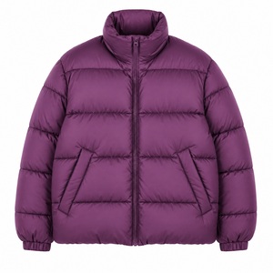 Veste d'hiver rembourrée à capuche coupe-vent unisexe personnalisée avec logo imprimé, très vendue - Product Image 6