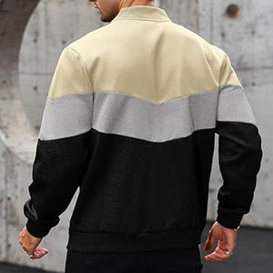 Veste bomber en satin personnalisée de haute qualité, veste de baseball en polyester pour l'hiver, veste varsity en satin pour hommes, postée par Dress Sports - Product Image 5