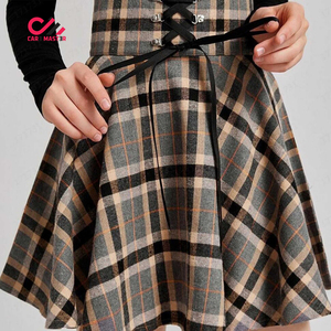 Jupe plissée décontractée personnalisée pour femme, couleur unie, été, écologique, douce, respirante, avec doublure de sécurité, uniforme scolaire - Product Image 4