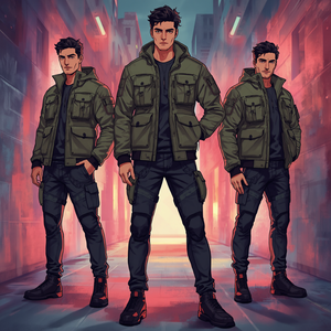 <b>Men</b> Tactical Style Jacket Multi Pocket Outdoor Windproof Casual Utility Outerwear OEM Wholesale Supply - Product Image 4