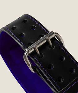 10mm Thick Leather <b>Weight</b> Lifting <b>Belt</b> Advanced Protection Heavy Duty Non-Slip Adjustable Double/Single Prong Closure Customized - Product Image 3