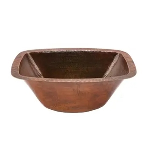 Oval Hammered Copper Undermount Bathroom Sink Antique Bronze Vanity Basin Handcrafted Pure Copper Washbowl for Luxury Hotel - Product Image 4