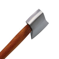Hache de survie industrielle de haute qualité en acier inoxydable, légère, avec manche en bois, robuste, pour usage extérieur et protection