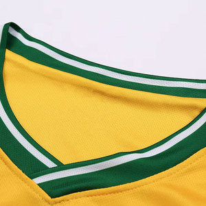 เสื้อฟุตบอลคอวี โพลีเอสเตอร์ 100% ปรับแต่งได้ สำหรับทีม พร้อมหมายเลข เสื้อกีฬา เสื้ออเมริกันฟุตบอล ผ้าฟลีซ แห้งเร็ว - Product Image 6
