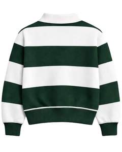 เสื้อสเวตเชิ้ตคอซิปผู้ชายแบบสั่งทำ ผ้าฝ้ายฟลีซ พรีเมียม ทรงปกติ รับผลิตตามแบบ (OEM) ขายส่งจากโรงงาน ผู้ผลิตในสหรัฐอเมริกาและยุโรป คุณภาพเยี่ยม - Product Image 2