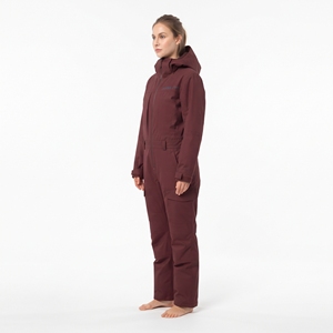 Traje de esquí para mujer, impermeable, a prueba de viento, con capucha, chaqueta y pantalones para la nieve, ropa deportiva transpirable para invierno - Product Image 3