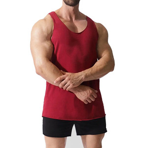 Último Diseño Transpirable para Gimnasio y Entrenamiento, Camiseta sin Mangas Ajustada de Algodón 94% y Spandex 6% para Hombre, con Botones y Detalles Acanalados para Musculación, de Secado Rápido - Product Image 4