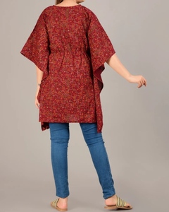 Dubai Style Islamic Women's <b>Kaftan</b> Abaya Handmade <b>Sequined</b> Applique Embroidery Flared Hem Long Sleeve V Neck Breathable Cotton - Product Image 5