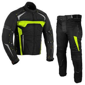 Combinaison de moto pour homme, manches longues, couleurs contrastées, coupe-vent, respirante, vêtements de course toutes saisons - Product Image 1