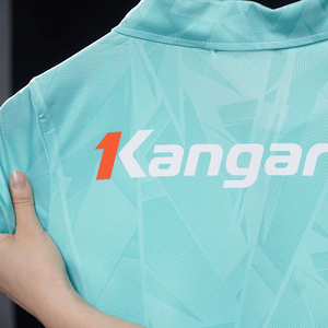 เสื้อกีฬาโพลีเอสเตอร์พิมพ์ลายคอเสื้อแบบตาข่าย ยูนิเซ็กซ์ พิมพ์ลายด้วยความร้อน ปรับแต่งได้ ชุดทีมสำหรับกิจกรรมกลางแจ้ง ชุดฝึกซ้อม - Product Image 2