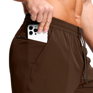 กางเกงขาสั้นออกกำลังกายสำหรับผู้ชาย คุณภาพสูง 100% ปี 2026 แห้งเร็ว เอวยางยืด มีกระเป๋าลึก เหมาะสำหรับวิ่ง เล่นเทนนิส และกีฬาอื่นๆ - Product Image 3