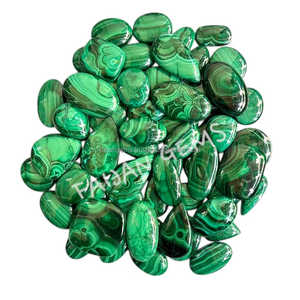 Malaquita Natural de Alta Calidad 100% Pulida a Mano, Cabujón de Piedra Preciosa Suelta para Joyería, Lote al por Mayor Hecho a Mano FAIJAN GEMS - Product Image 4