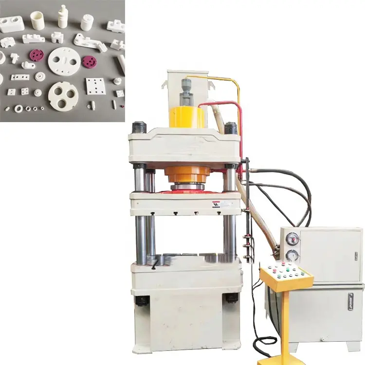 Les carreaux de céramique sont la poudre formant la machine de moulage par presse à chaud hydraulique