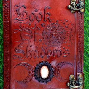 High Quality Handcrafted Vintage Large Journal Soft Genuine Leather Notebook with Hardcover Pure Leather <b>Book</b> of <b>shadows</b> - Product Image 1